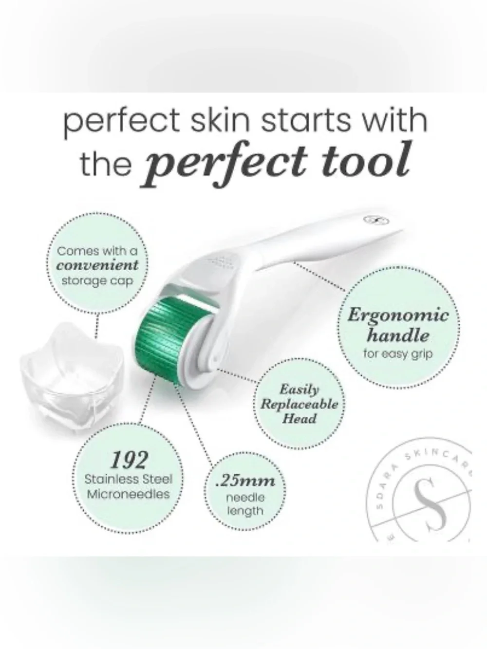 NWT Sdara at Home Derma Microneedling Roller
